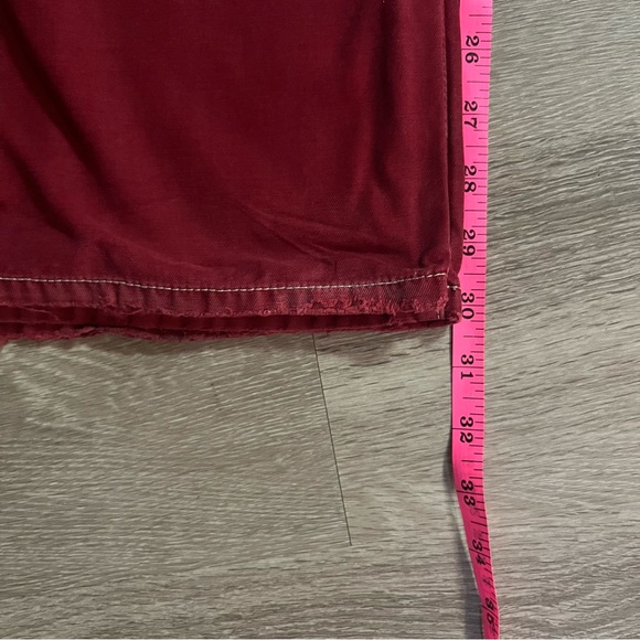 Lucky Brand red Dungarees Sz 12/31 - Picture 8 of 8